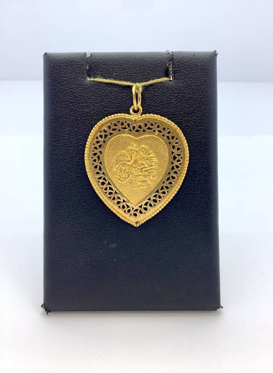 Fine Gold Heart Pendant