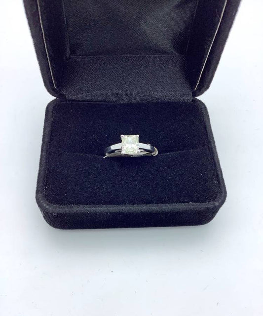14k Princess Cut Diamond Ring